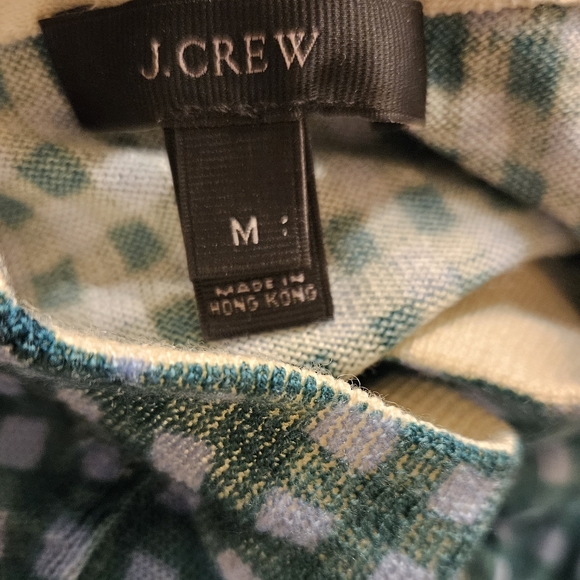 J.CREW Plaid Merino Wool Sweater - Picture 7 of 7